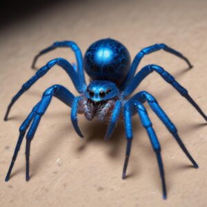 pikaso_texttoimage_Spider-blue