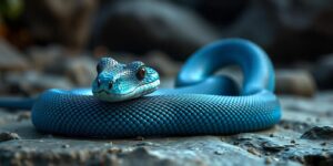 pikaso_texttoimage_the-Poisonous-Blue-Snake