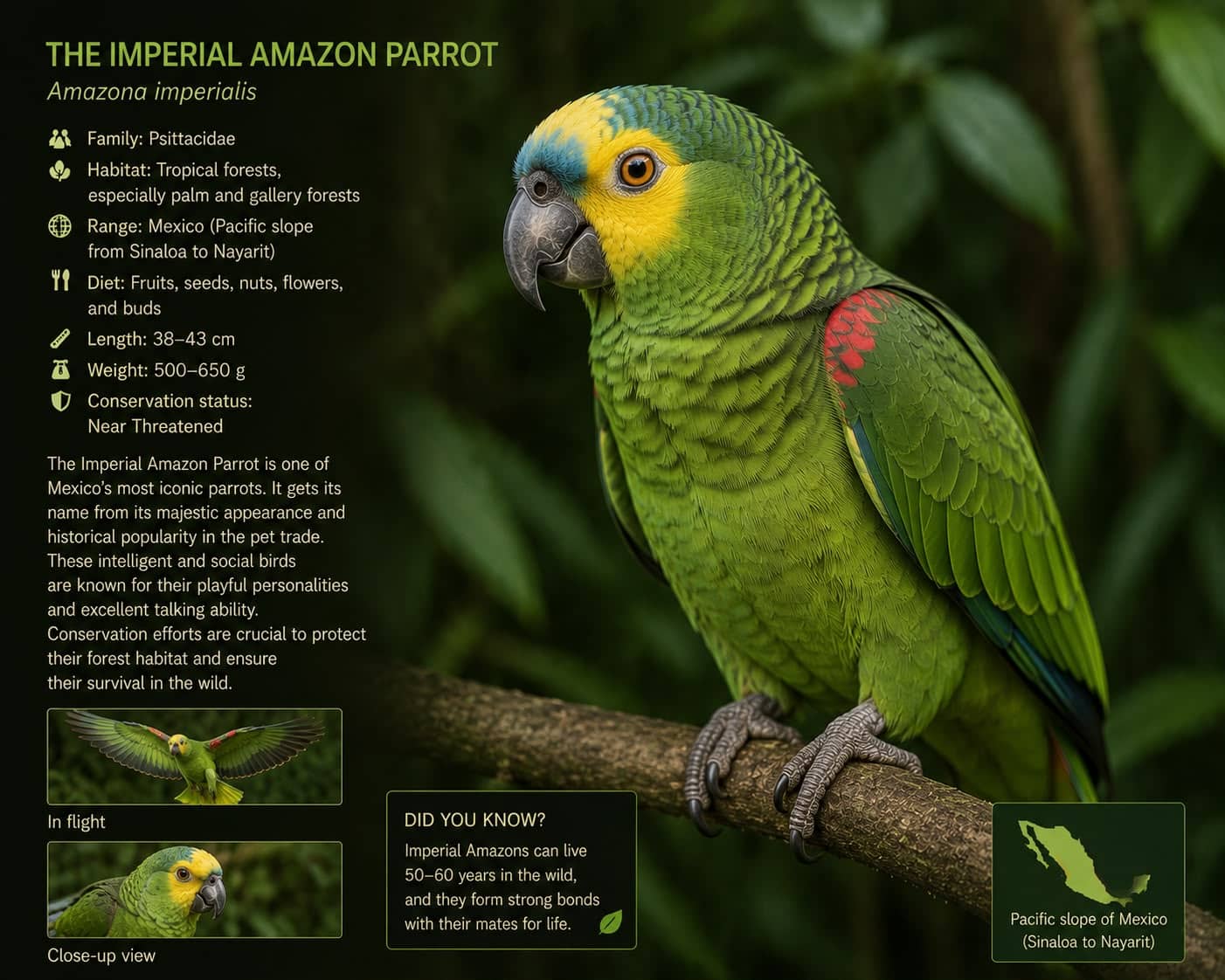 The Imperial Amazon Parrot — The Caribbean's Crown Jewel